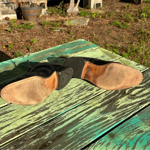 Allen Edmonds Dress Shoes‎ Genuine Shell Black Leather Mens Size 9D Comb 19138 - Picture 7 of 7